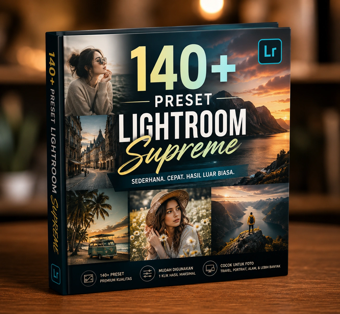 140+ Preset Lightroom Supreme – Sekali Klik, Foto Langsung Estetik