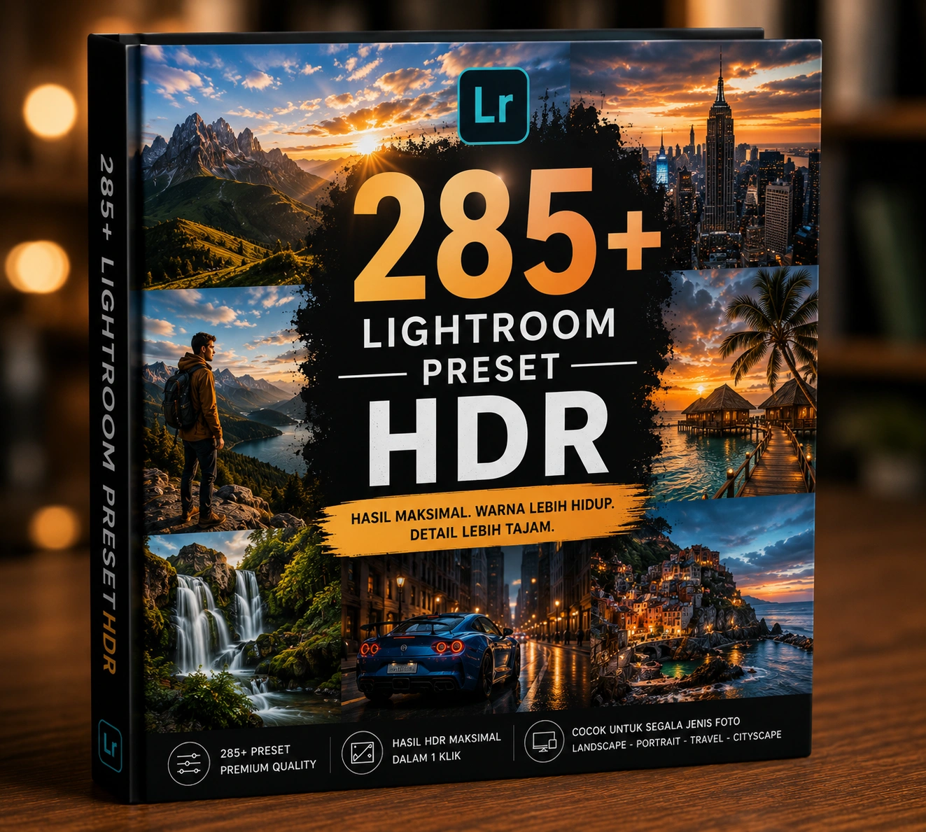 285+ Lightroom Preset HDR – Warna Lebih Hidup