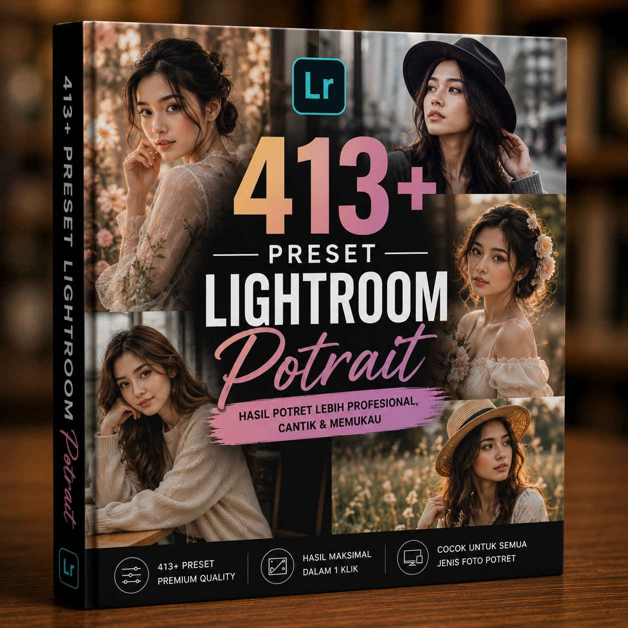 413+ Lightroom Portrait Preset – Bikin Foto Lebih Clean, Glow & Profesional