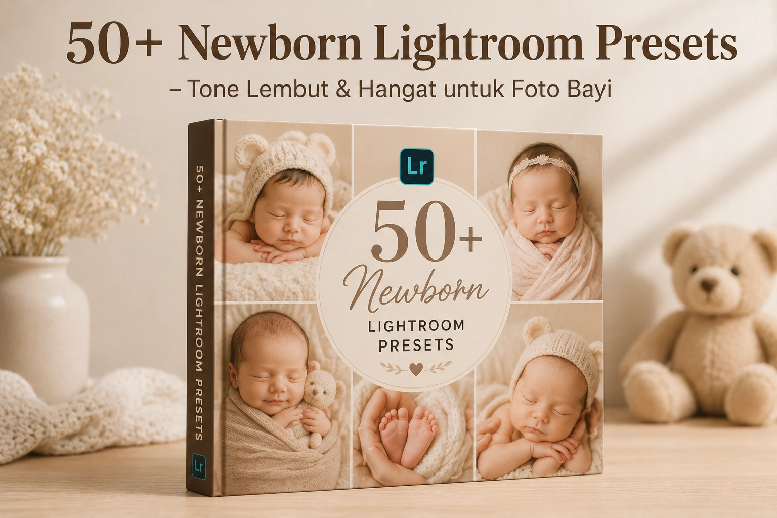 50+ Newborn Lightroom Presets – Tone Lembut & Hangat untuk Foto Bayi