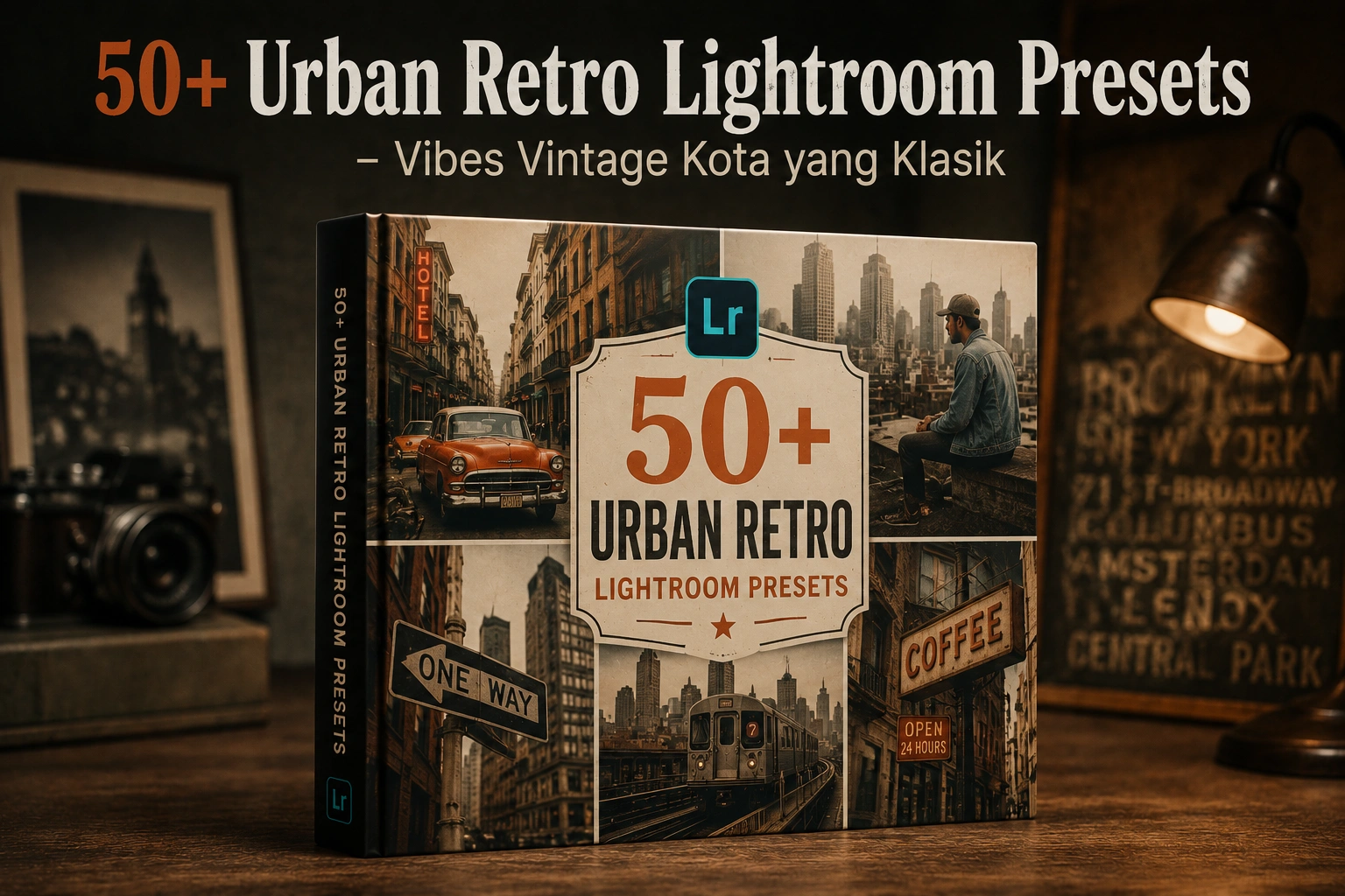 50+ Urban Retro Lightroom Presets – Vibes Vintage Kota yang Klasik