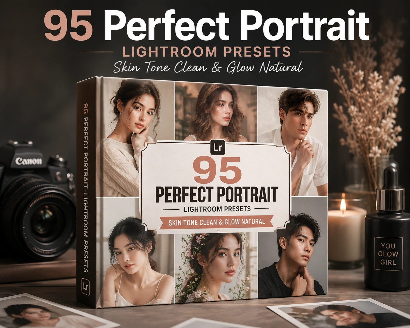 95 Perfect Portrait Lightroom Presets – Skin Tone Clean & Glow Natural